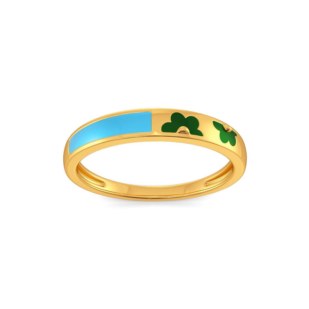 The Cyan Clan Gold Rings alternate view 2
