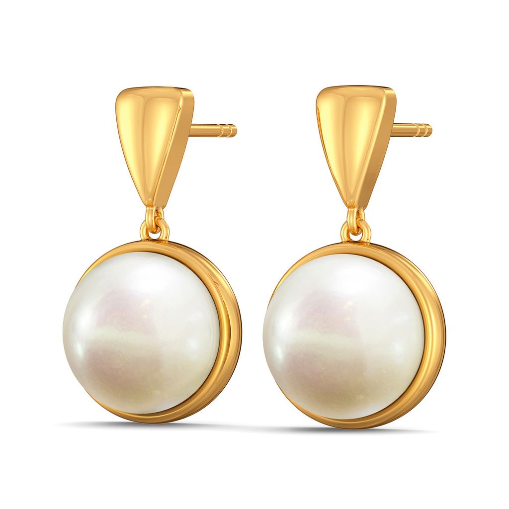 Playful Pearls Gemstone Earrings