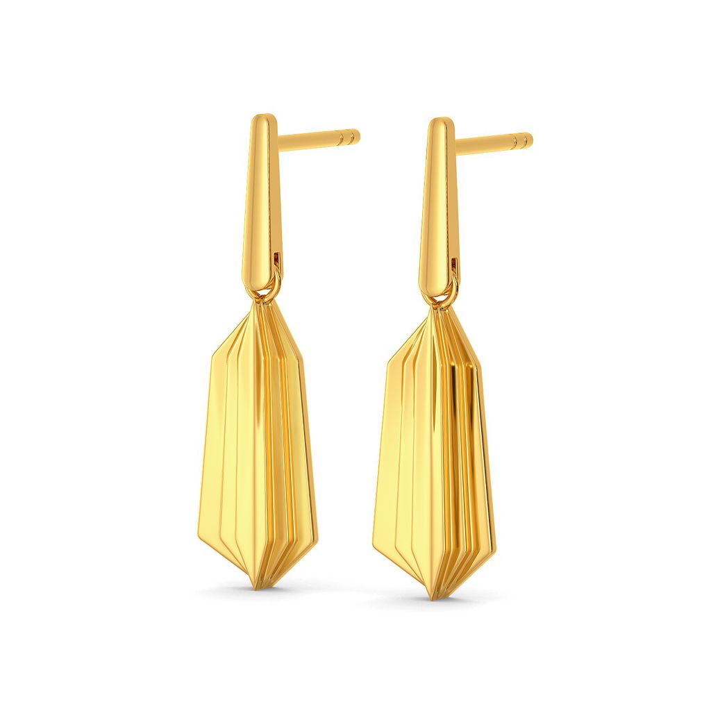 Pucker Up Gold Earrings