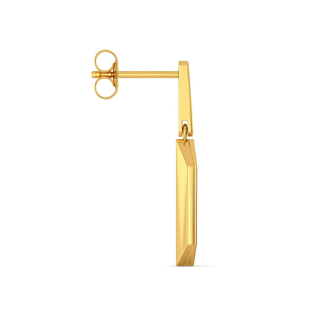 Pucker Up Gold Earrings