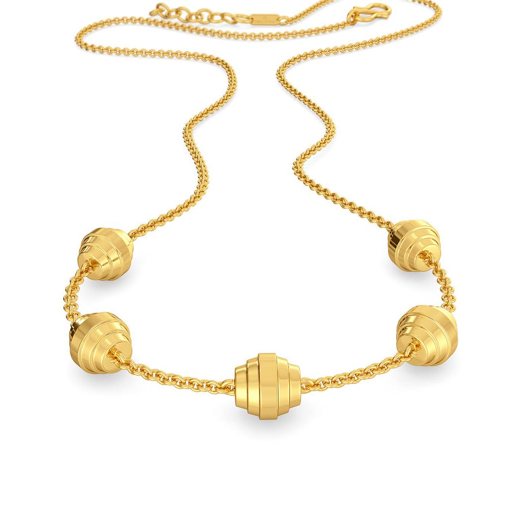 Pucker Up Gold Necklaces