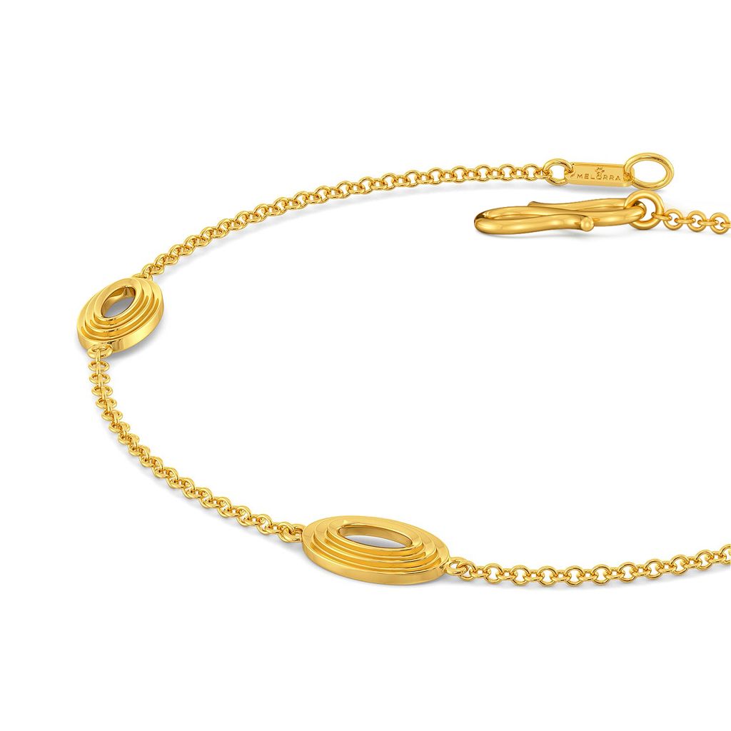 Crimp & Crease Gold Bracelets