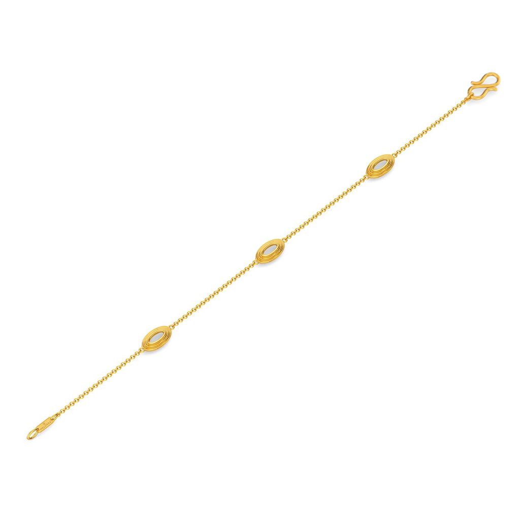 Crimp & Crease Gold Bracelets
