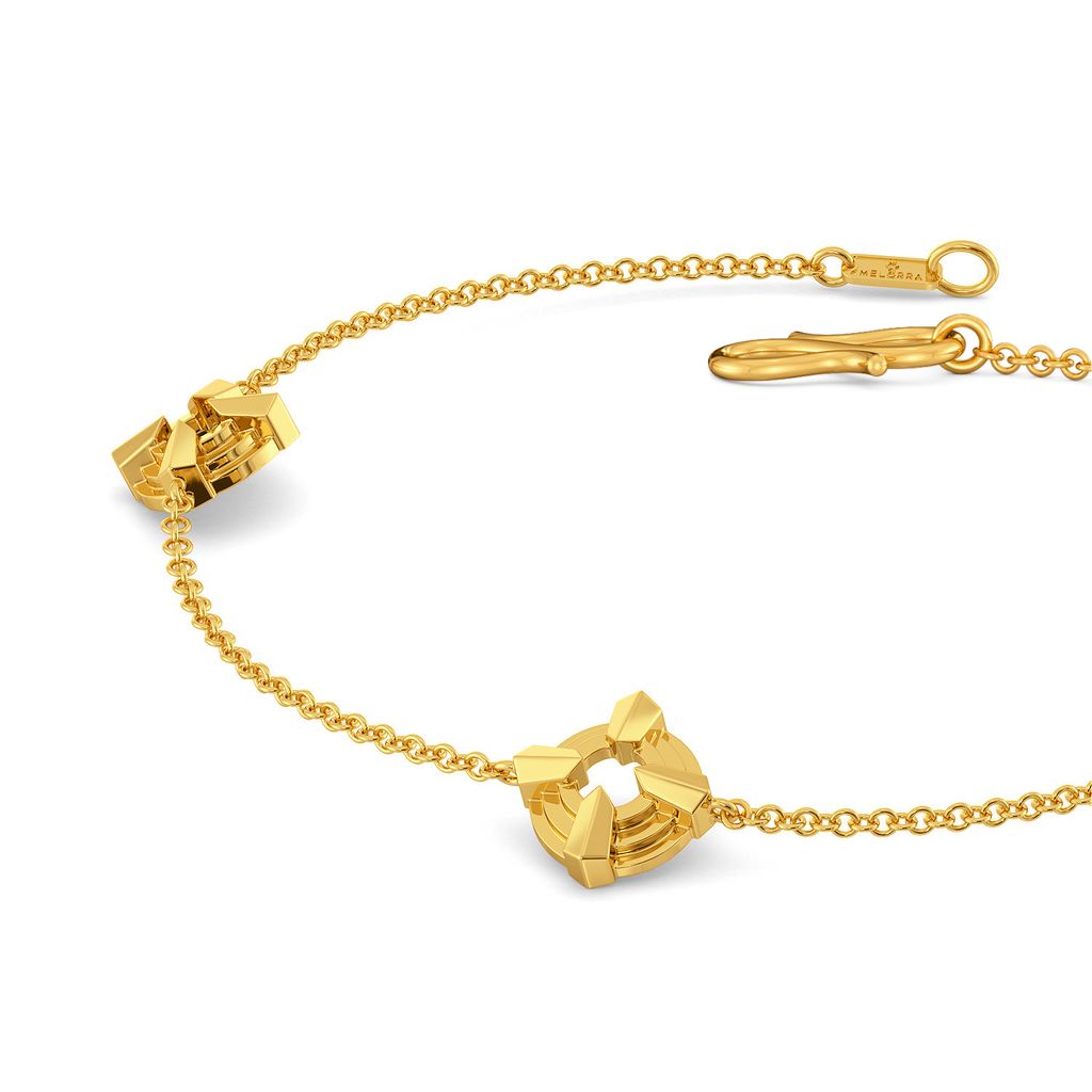 Solar Plisat Gold Bracelets