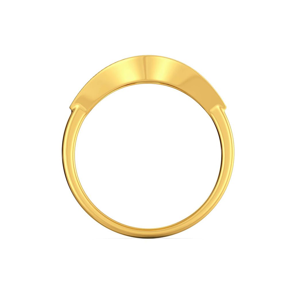 Brief Leaf Gold Rings image