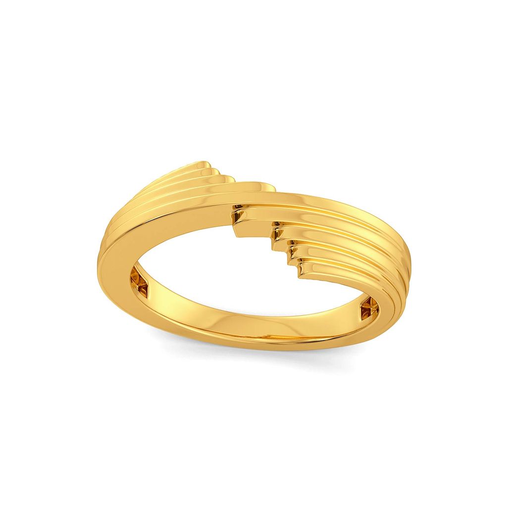 A Pleat Treat Gold Rings alternate view 2