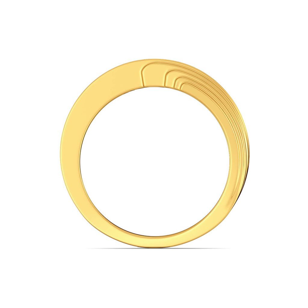 A Pleat Treat Gold Rings image