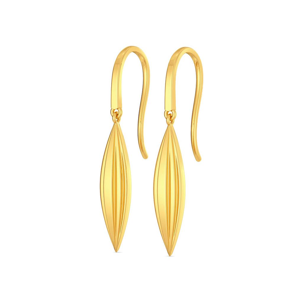 Frill Thrill Gold Earrings