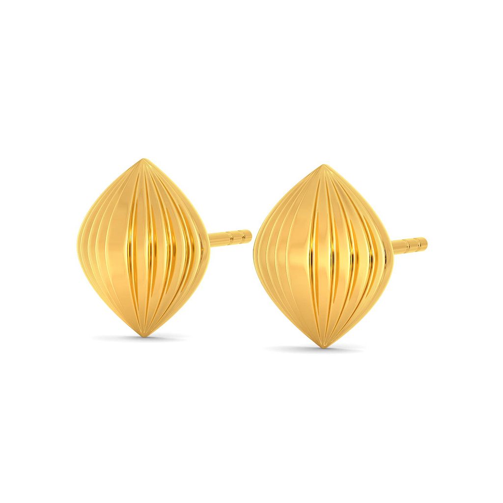 Frill Thrill Gold Earrings
