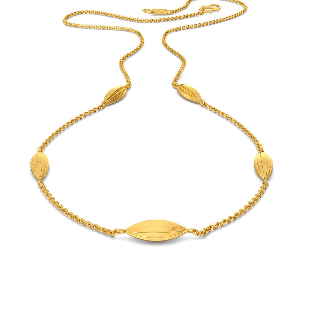 Frill Thrill Gold Necklaces