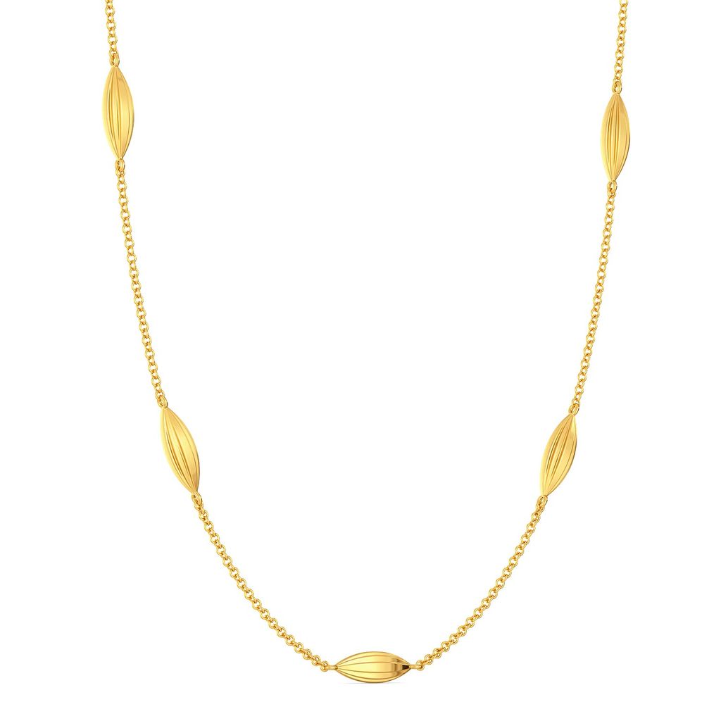 Frill Thrill Gold Necklaces