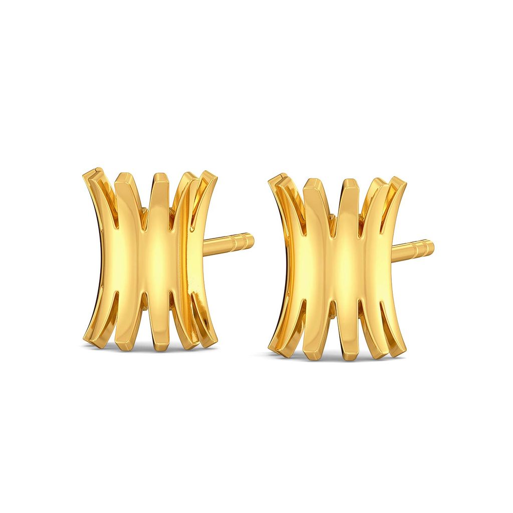 Bridge Ridge Gold Earrings