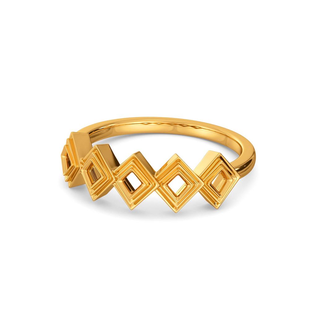 Rhombus Rucks Gold Rings alternate view 3
