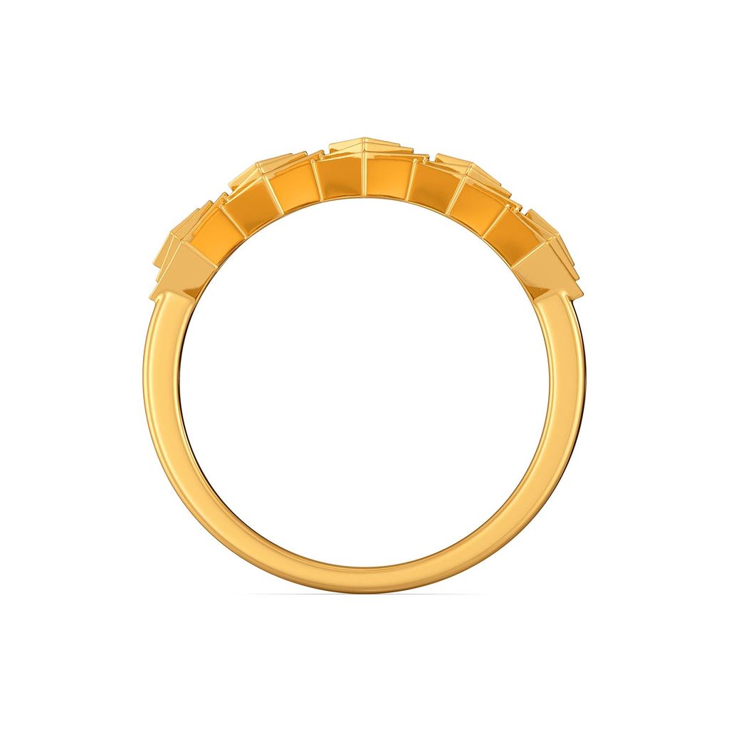 Rhombus Rucks Gold Rings image