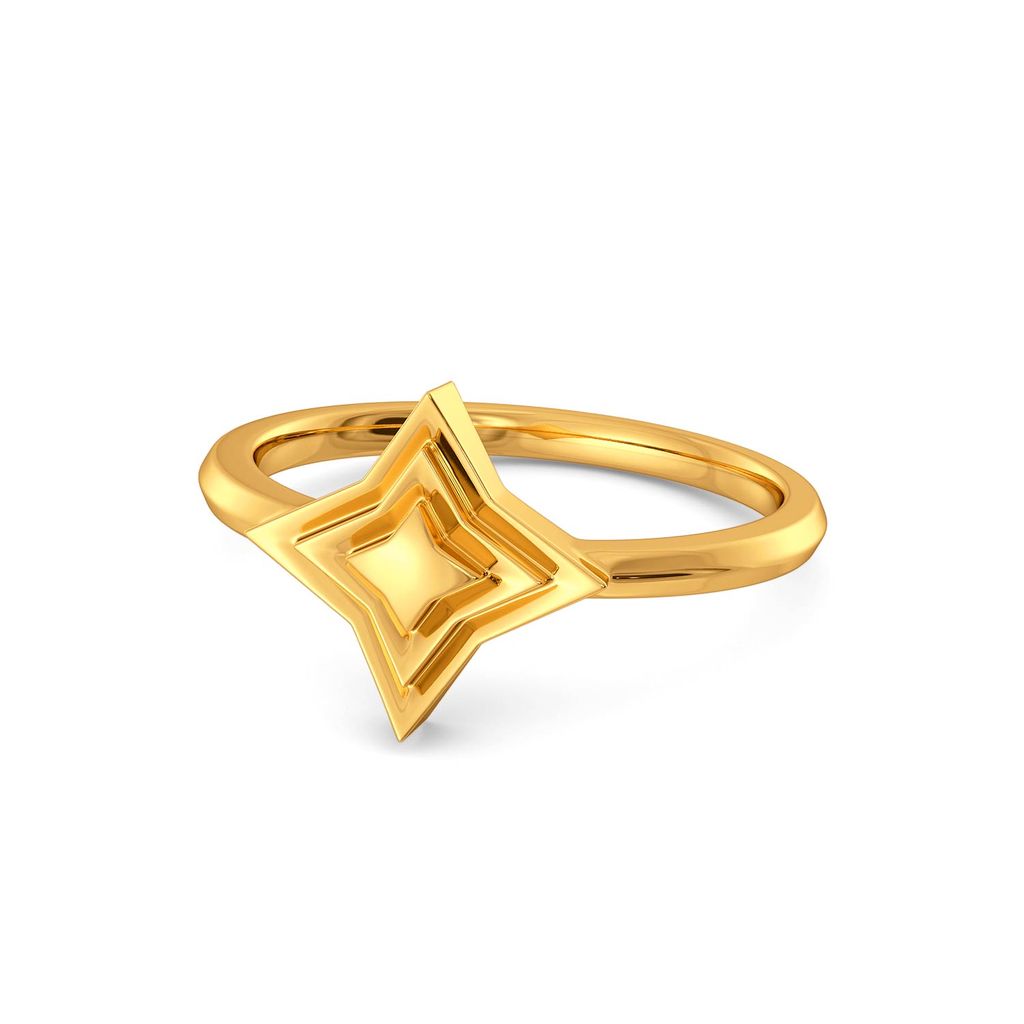 Ridges N Rims Gold Rings alternate view 3