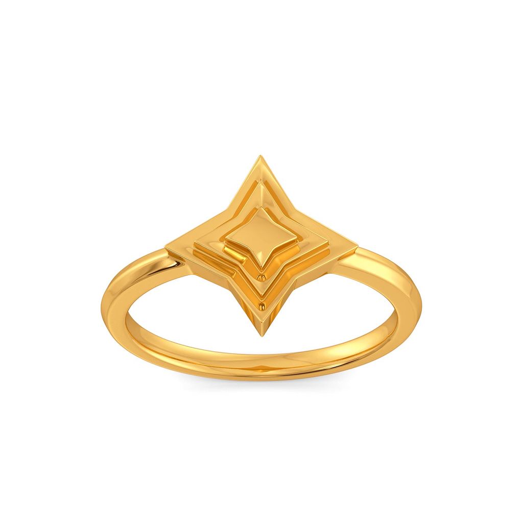 Ridges N Rims Gold Rings alternate view 2