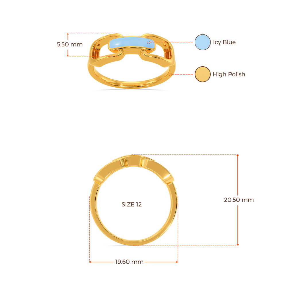 Ice Creamilicious Gold Rings image
