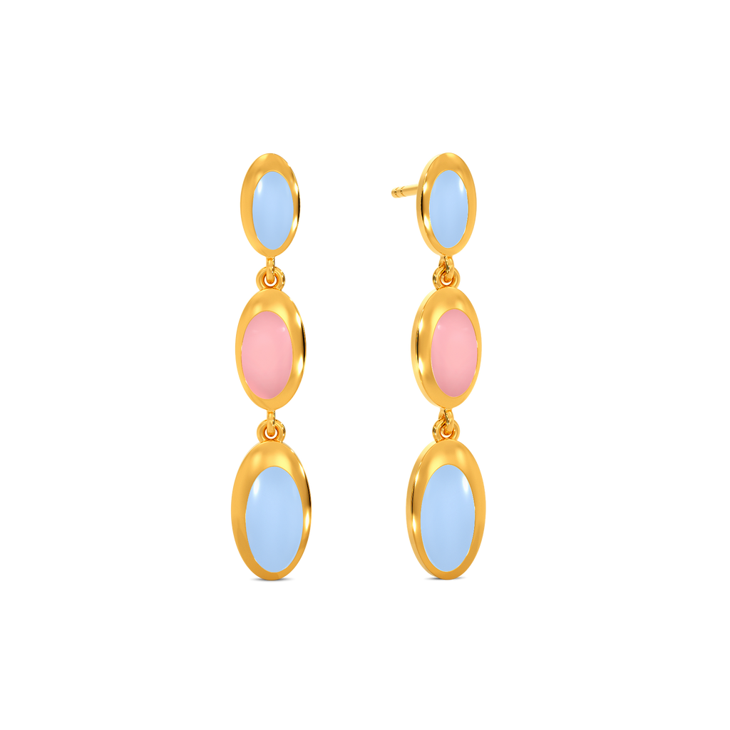 Dreamy Palette Gold Earrings