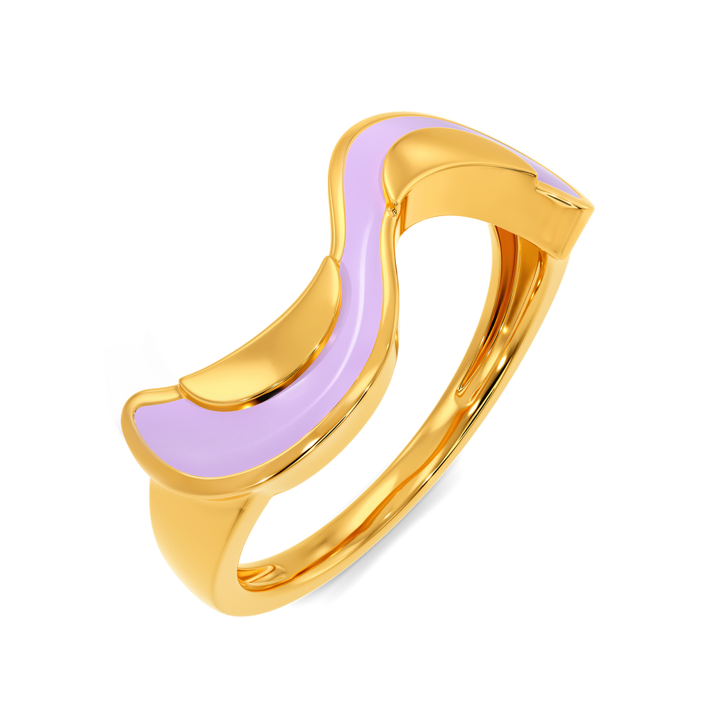 Cream of Colour Gold Rings