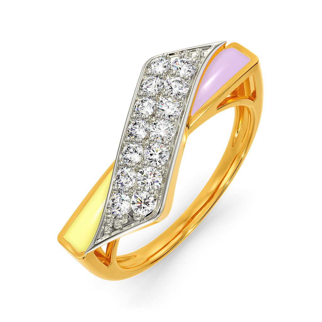 Scoop of Pastel Diamond Rings