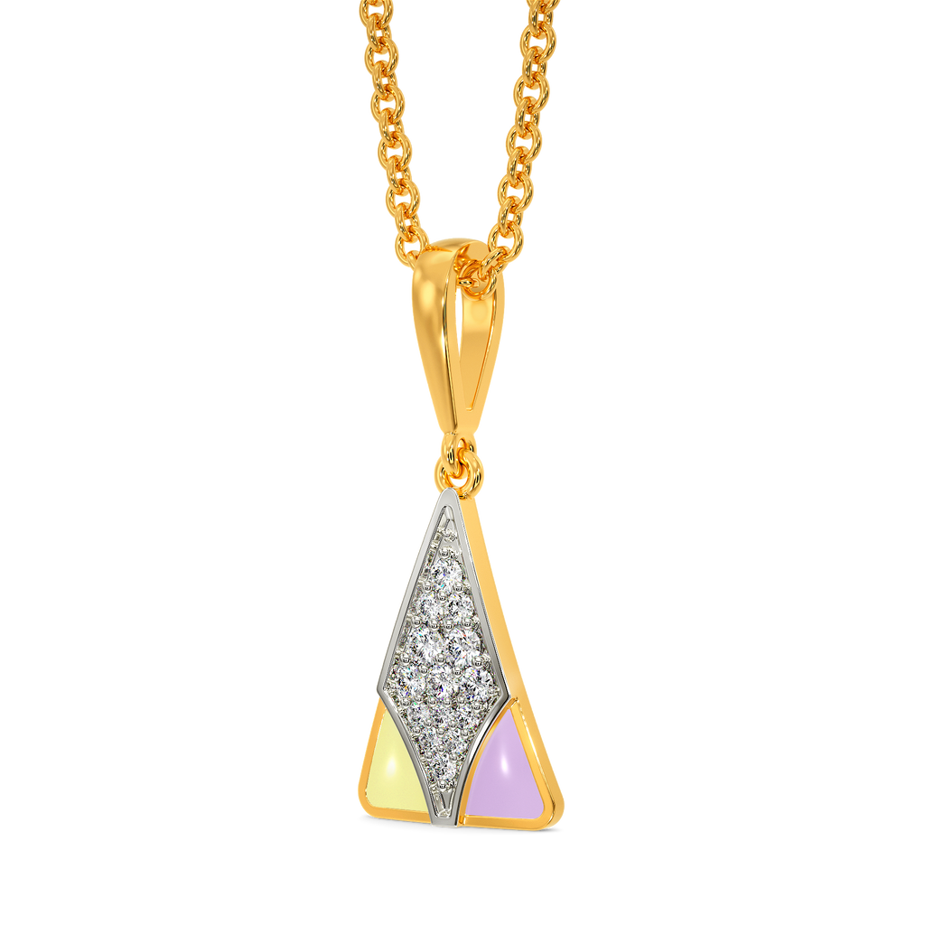 Scoop of Pastel Diamond Pendants