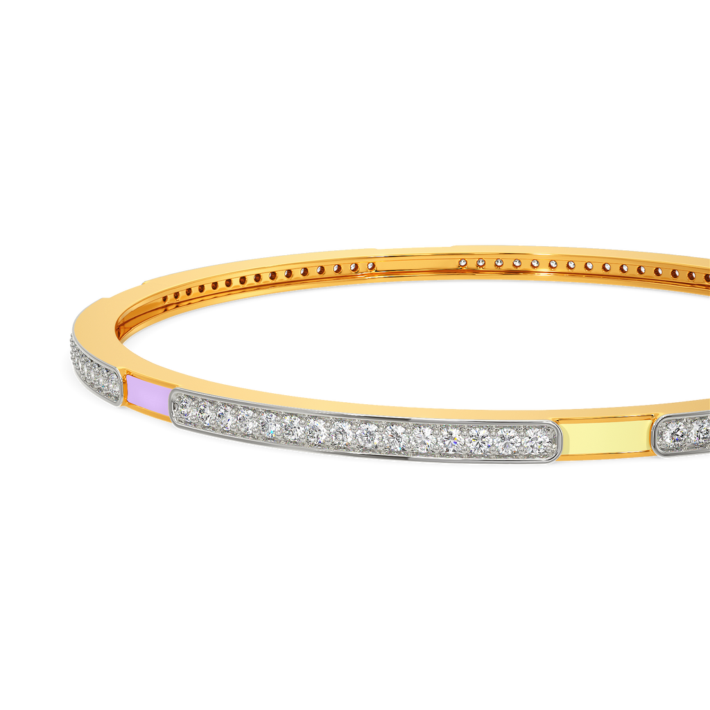 Scoop of Pastel Diamond Bangles