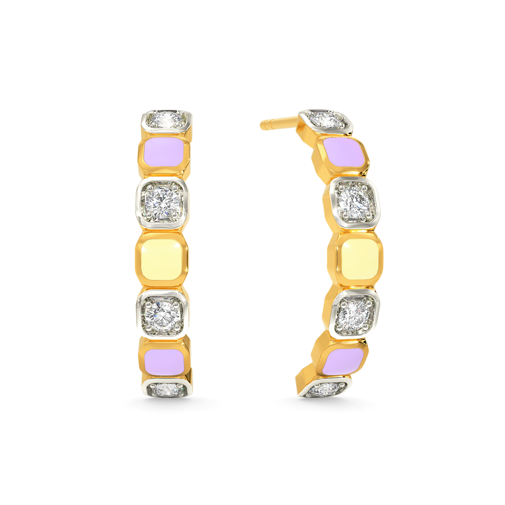 Scoop of Minimalism Diamond Earrings