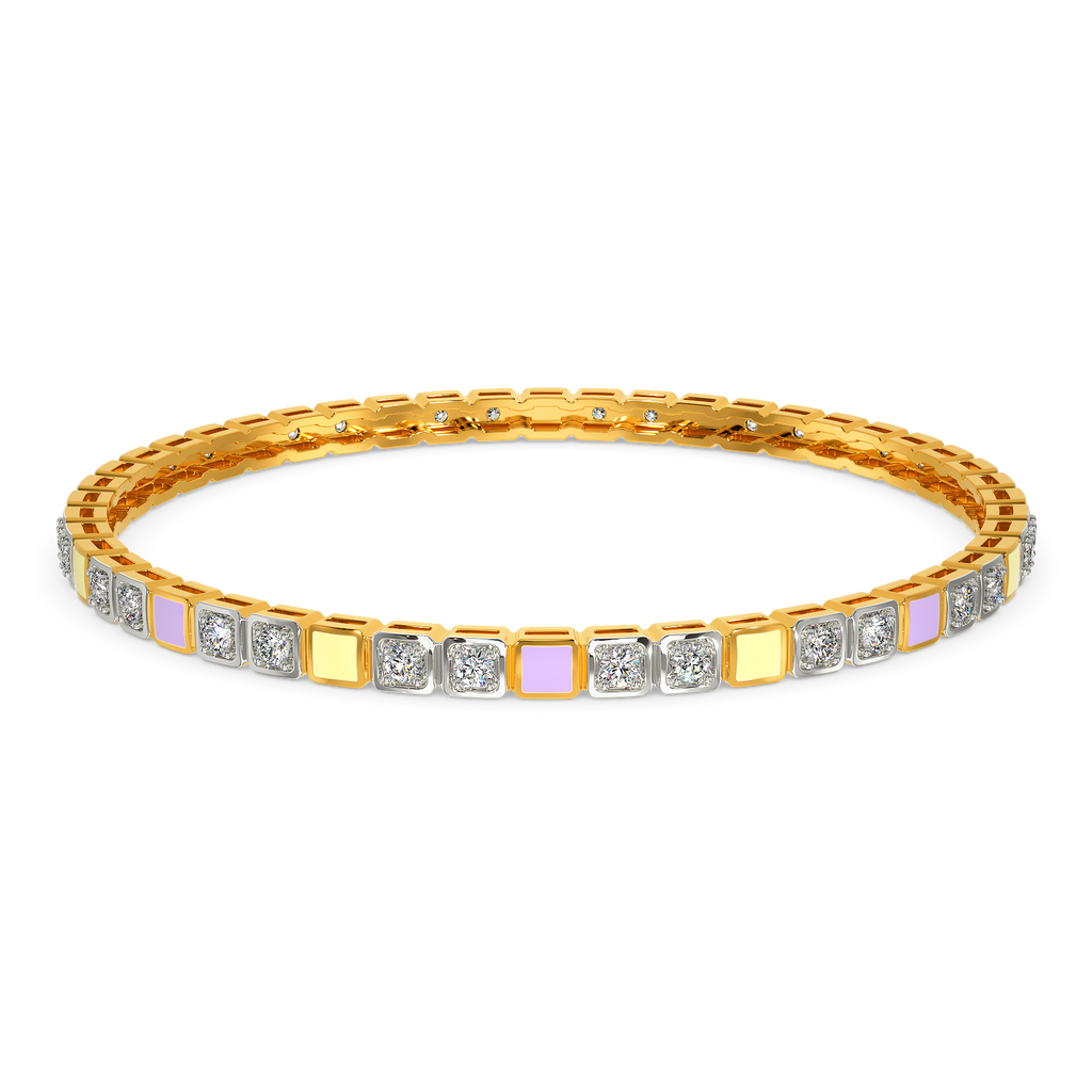 Scoop of Minimalism Diamond Bangles