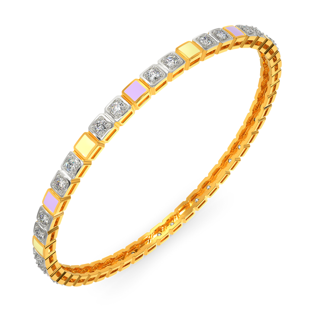 Scoop of Minimalism Diamond Bangles