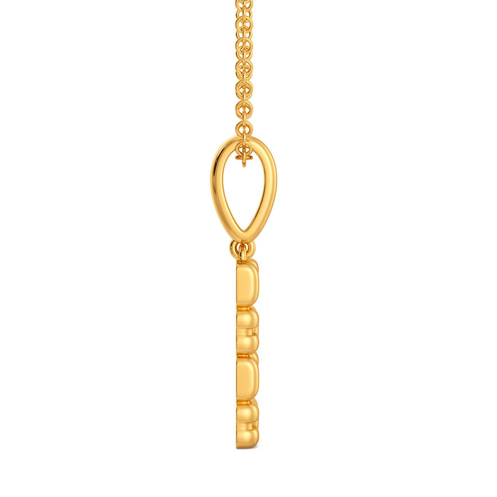 Warm Volumes Gold Pendants