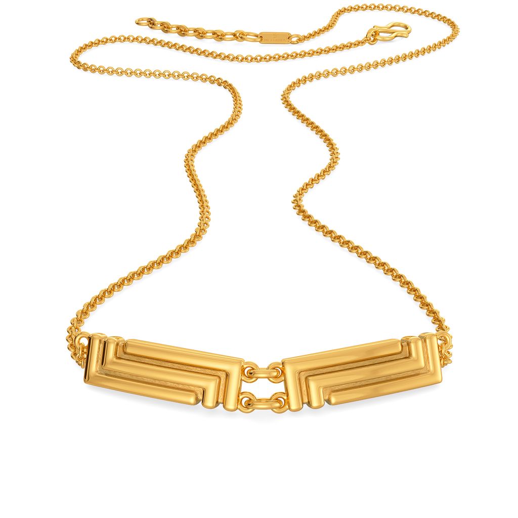 Puffer Lite Gold Necklaces