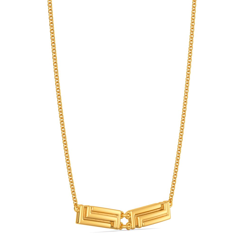 Puffer Lite Gold Necklaces