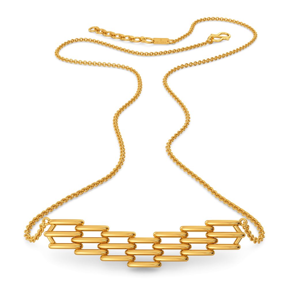 Comfy Puffs Gold Necklaces