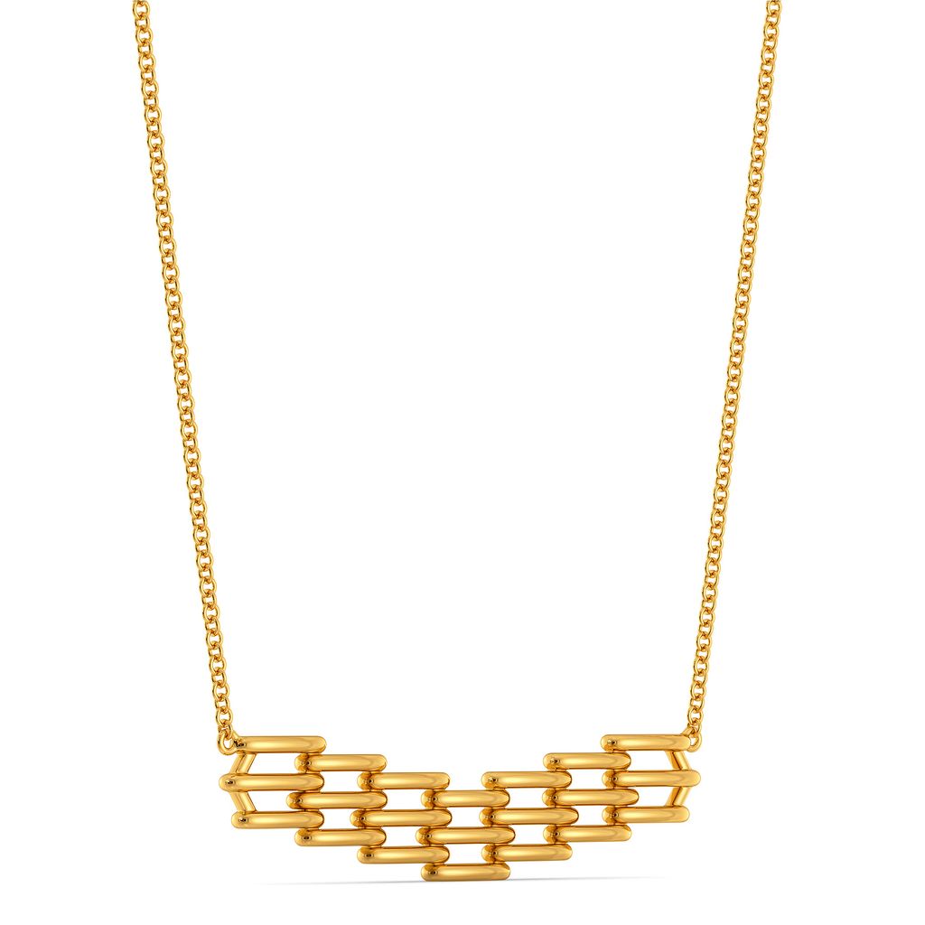 Comfy Puffs Gold Necklaces