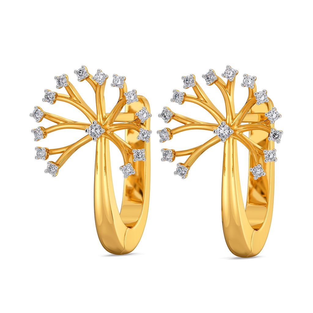 Dandelion Dates Diamond Earrings
