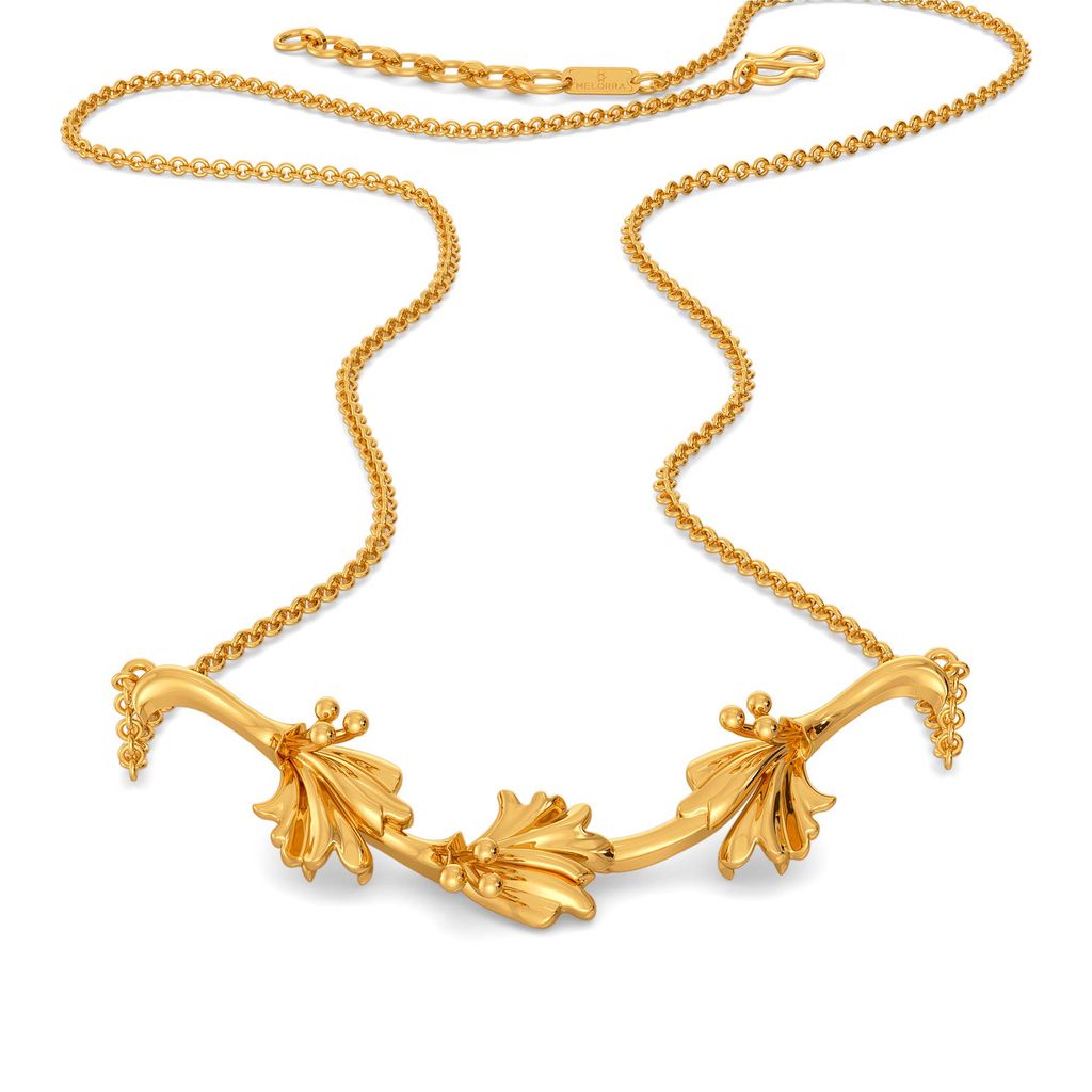Prairie Coneflower Gold Necklaces