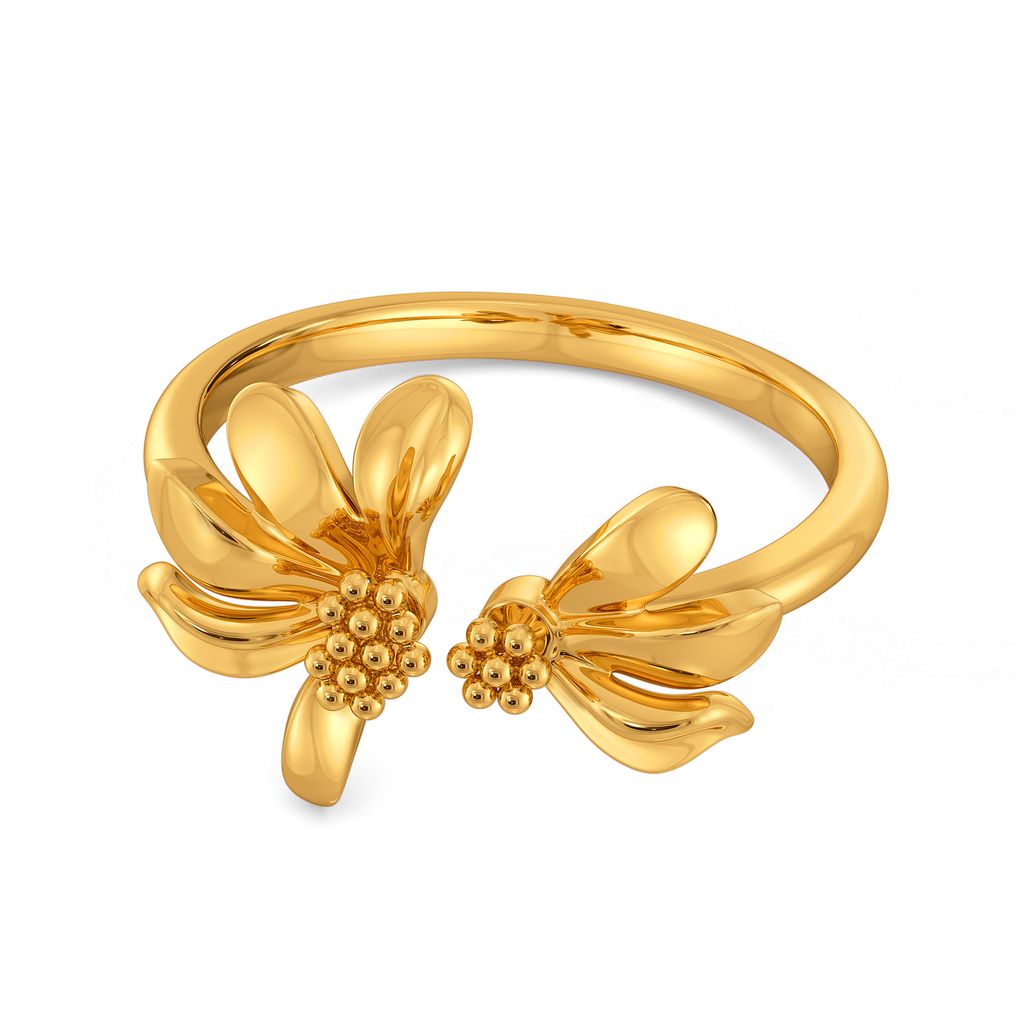Daisy Glory Gold Rings alternate view 3