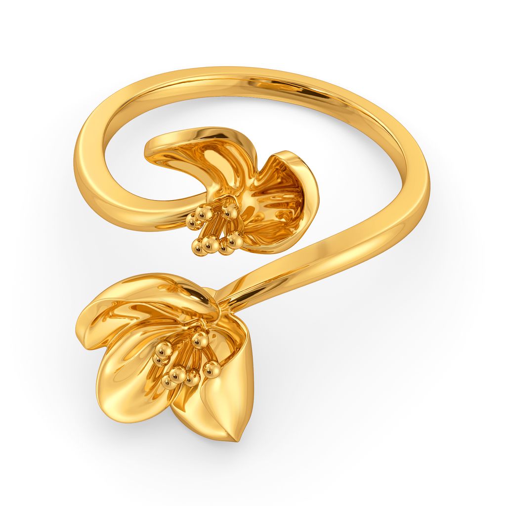 Poppy Prairie Gold Rings alternate view 3