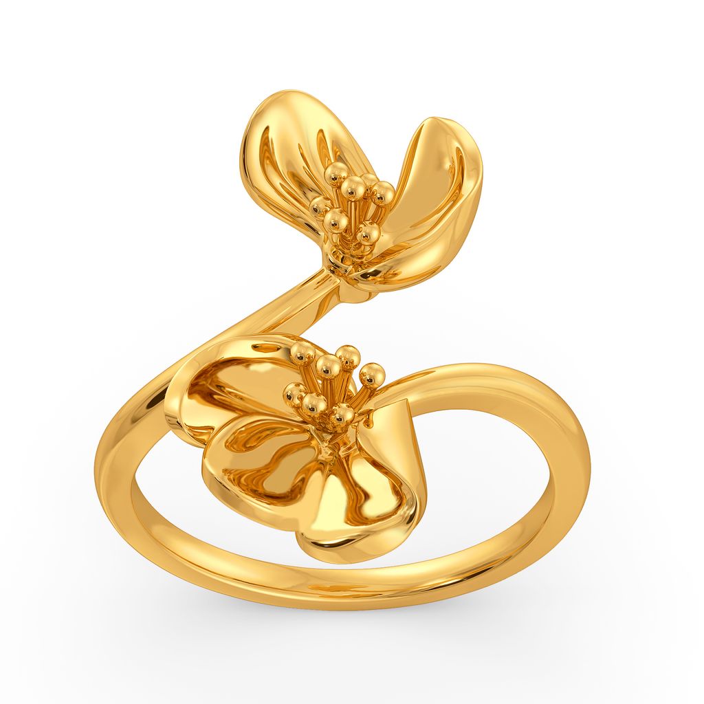 Poppy Prairie Gold Rings alternate view 2