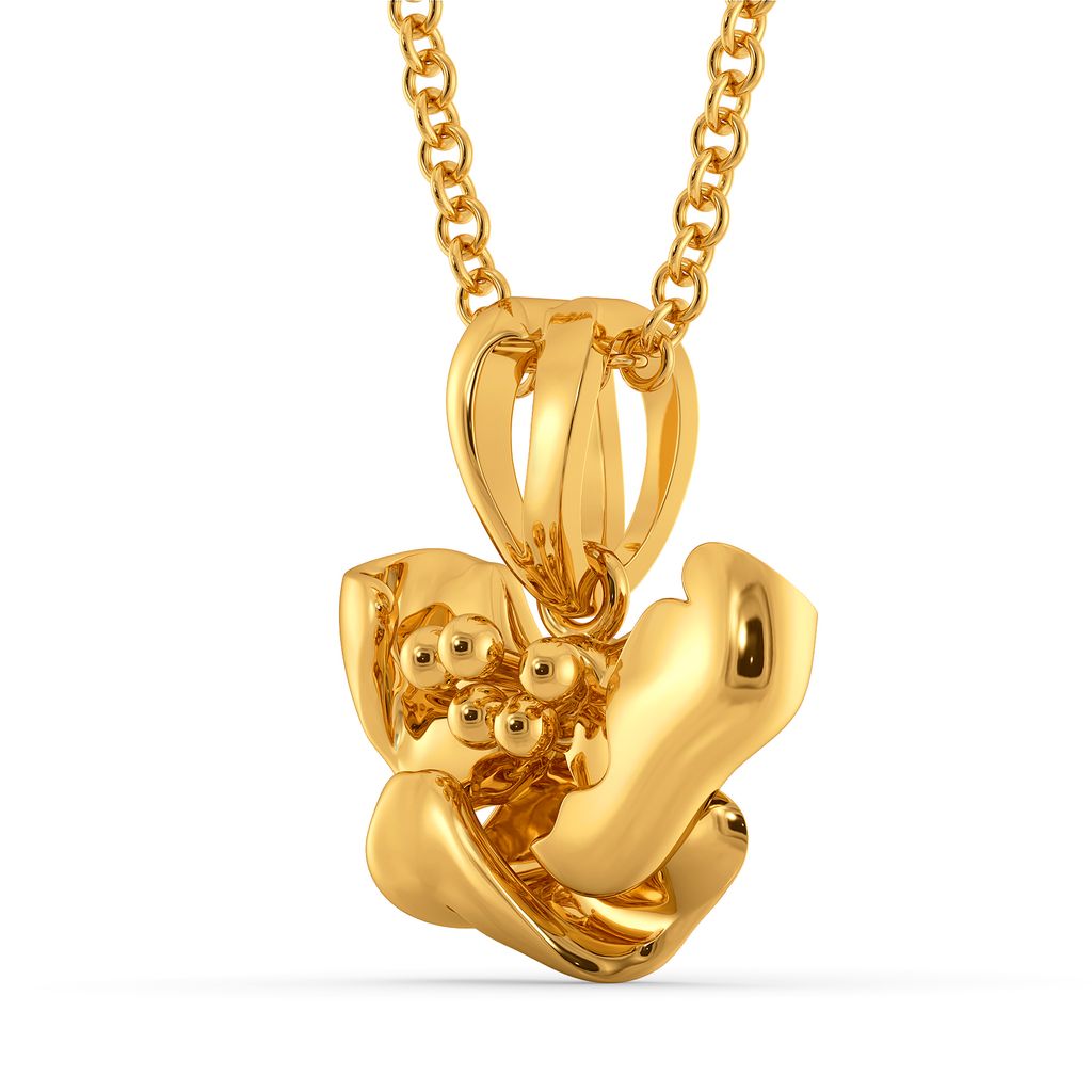 Poppy Prairie Gold Pendants
