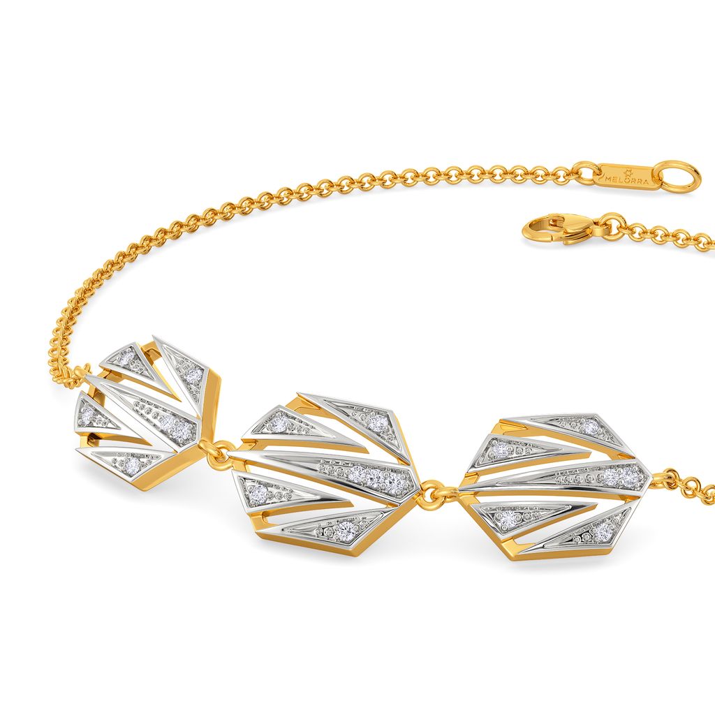 Sharp N Chic Diamond Bracelets