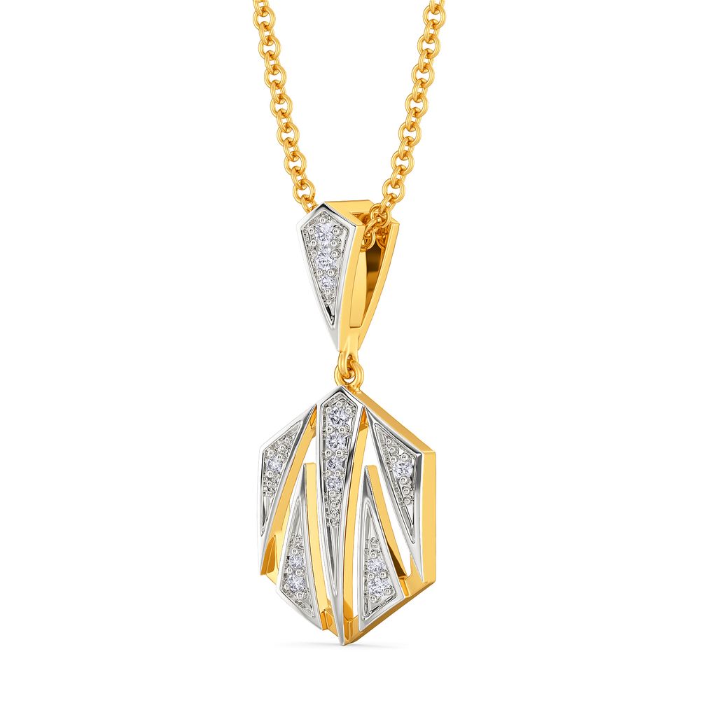 Sharp N Chic Diamond Pendants