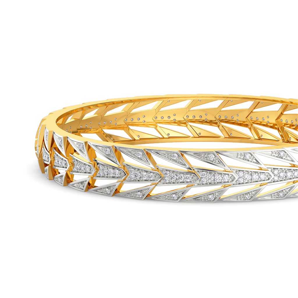 Sharp N Chic Diamond Bangles