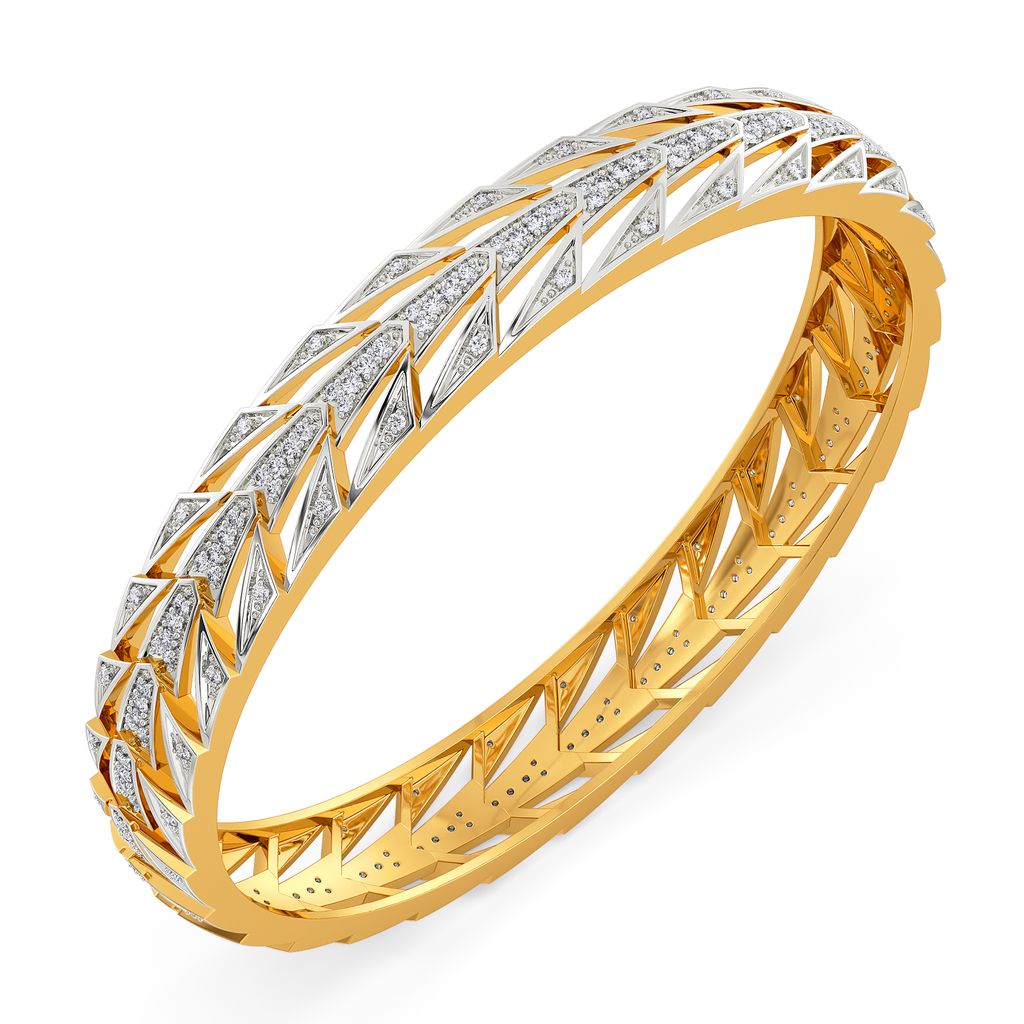 Sharp N Chic Diamond Bangles