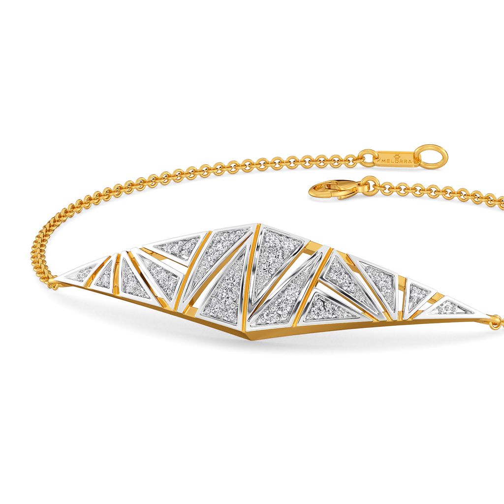 Tailored Edge Diamond Bracelets
