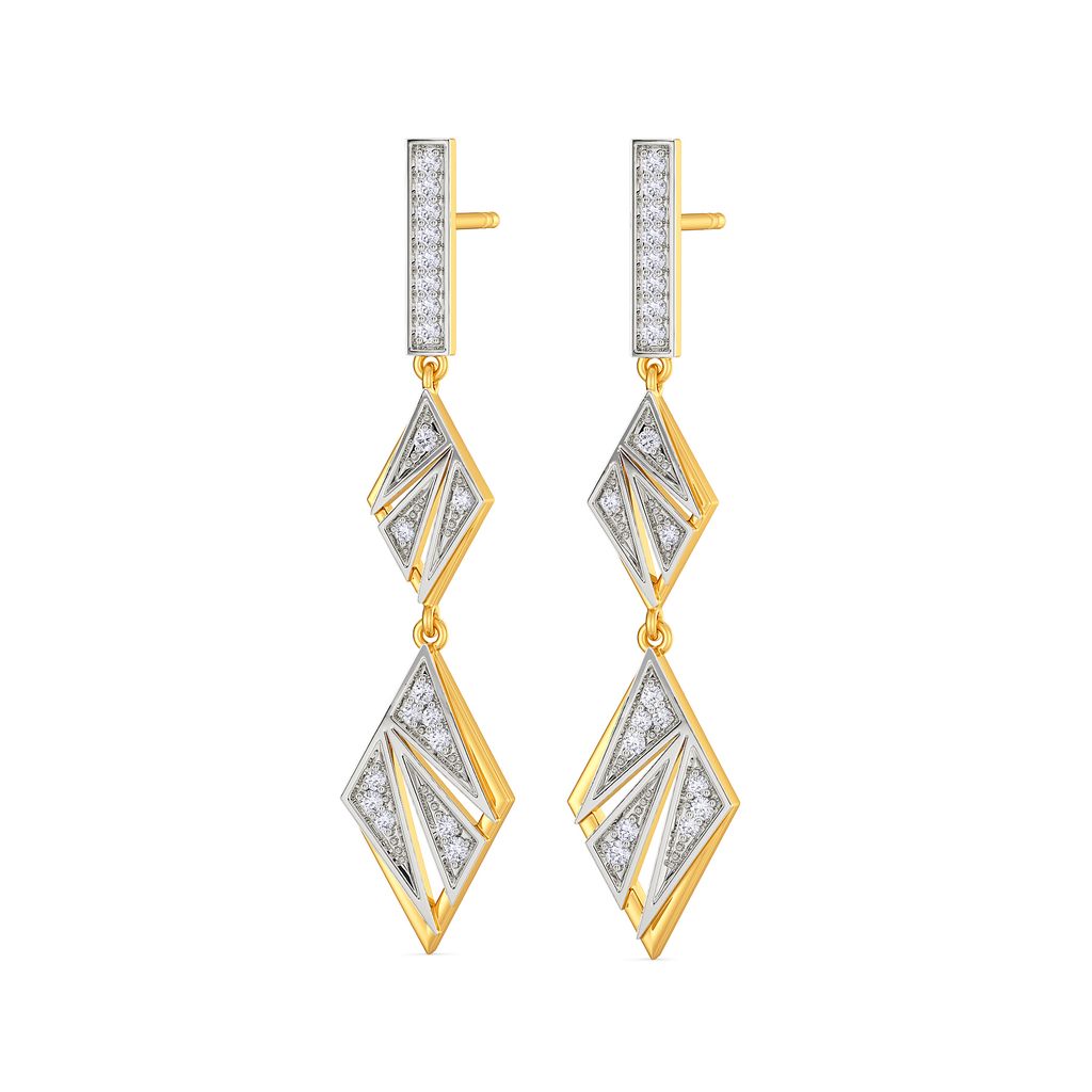 Suit Incharge Diamond Earrings
