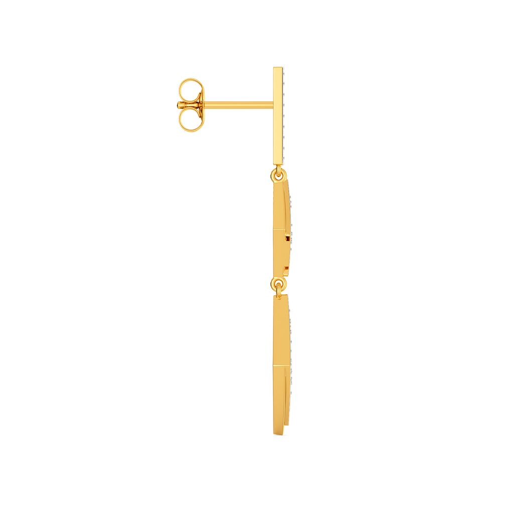 Suit Incharge Diamond Earrings