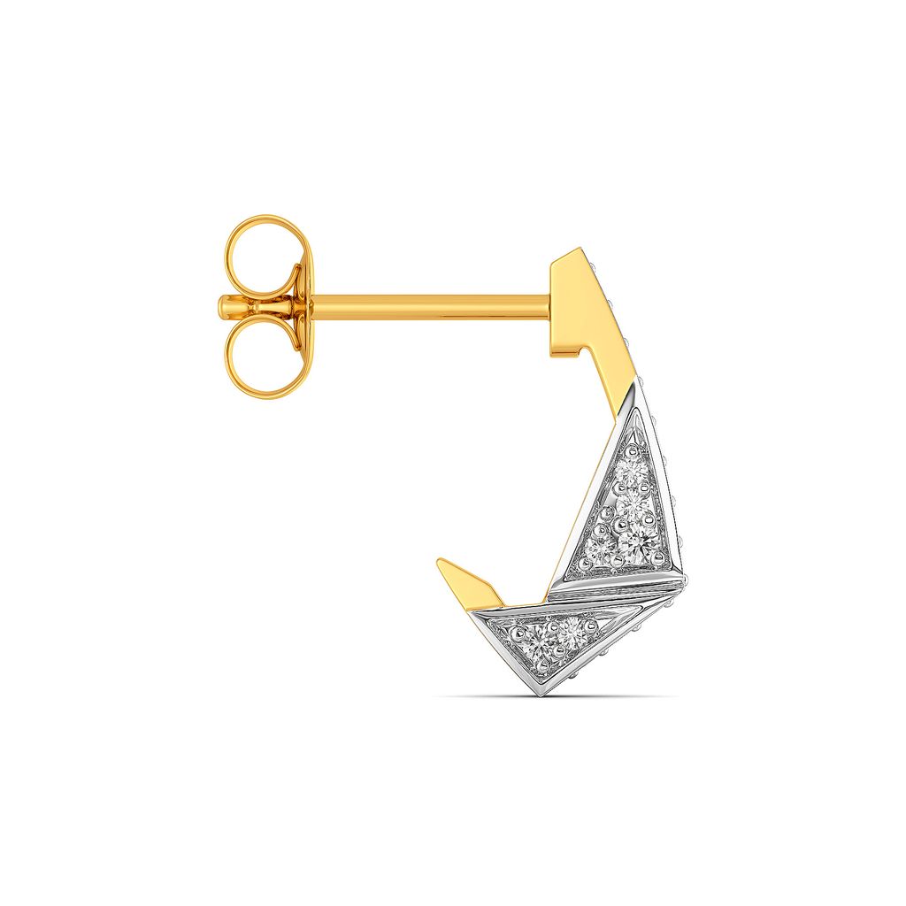 Grey Scale Diamond Earrings