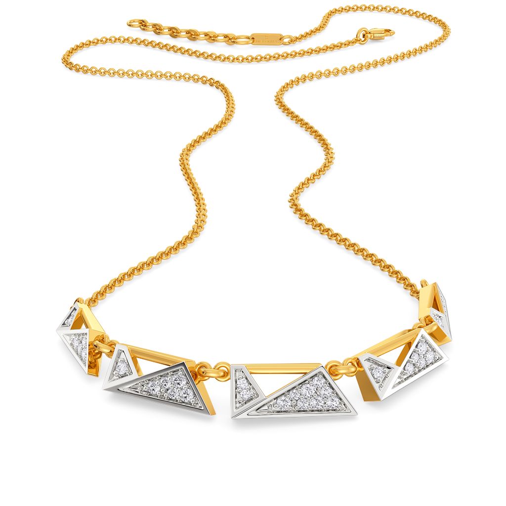 Tone in Tune Diamond Necklaces