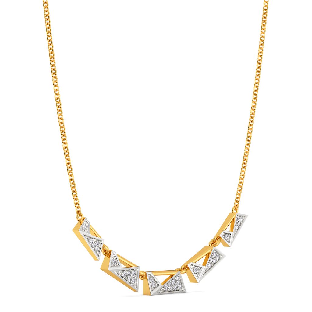 Tone in Tune Diamond Necklaces